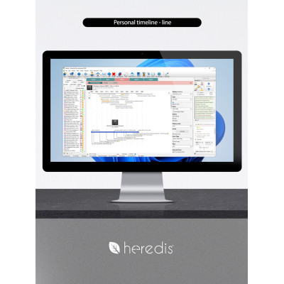 Family tree program for WINDOWS - HEREDIS 26 Upgrade